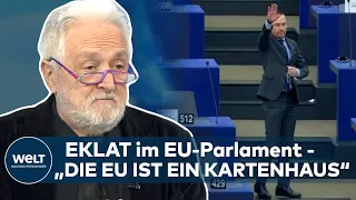 HENRYK M. BRODER zu Hitlergruß im EU-Parlament: „Die EU ist ein KARTENHAUS“ | WELT INTERVIEW