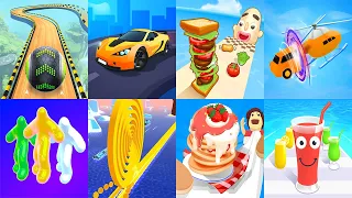 Going Balls, Race Master 3D, Sandwich Runner, Juice Run,... Satisfying Mobile Games 24052024