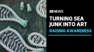 Western Australian mother and daughter transform ocean debris into art | ABC News