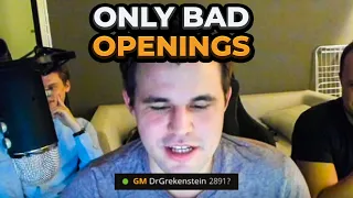 Magnus Carlsen aka. DrGrekenstein plays the GREEK OPENING (PART 3)