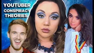 YOUTUBER CONSPIRACY THEORIES + BLUE MAKEUP LOOK