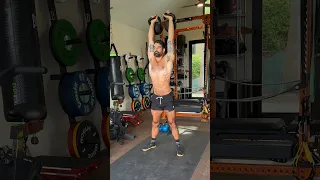 Double Kettlebell Clean + Press (there’s nothing better)