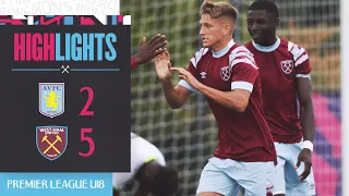Aston Villa 2-5 West Ham | Hammers Continue Incredible Perfect Run | U18 Premier League Highlights