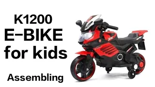 How to Assemble Electric bike for kids