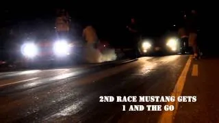 Generation Camaro VS Red Mustang  street racing