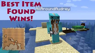 Minecraft Treasure Hunt - Best Item Or Location Wins!