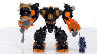 LEGO Ninjago Cole's Elemental Earth Mech 71806 review! Cheap chonk done right