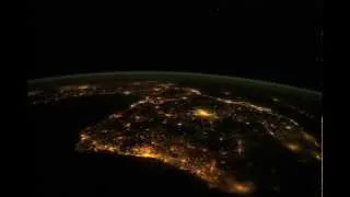 Spain to Germany at Night