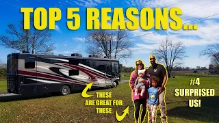 5 Reasons Class A MOTORHOMES are Great for Young Families | RV Life | Adventurtunity Family