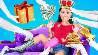 I WAS ADOPTED BY A BILLIONAIRE FAMILY || My Life Being RICH! Funny Situations by 123 GO! CHALLENGE