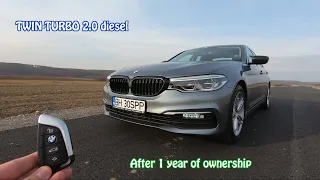 BMW 525d G30 review - Twin Turbo smaller brother of the M50d !!