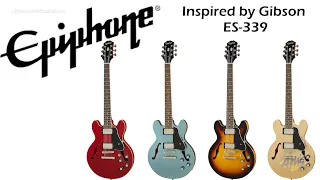 Epiphone "Inspired By Gibson" ES-339 Semi Hollowbody Guitar - AmericanMusical.com