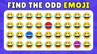 Easy to Expert Levels 🧠 Can You Find Odd Emoji in 15 Seconds? Find the Difference - Emoji Quiz #12