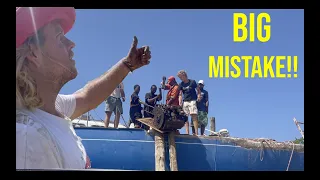 HOW NOT TO REMOVE AN ENGINE! Restoring a broken sailing yacht in Africa