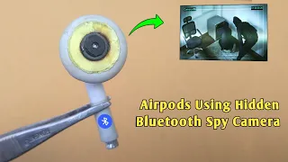 How To Make A Hidden Bluetooth Spy Camera From Airpods - For Home