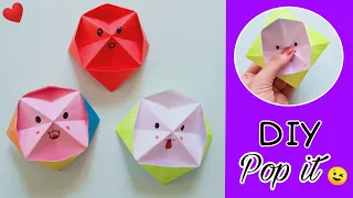DIY Pop It Fidgets! Viral Tik Tok fidget toys | How to make paper pop it fidget toy