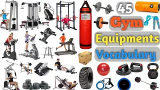 Gym Equipments Vocabulary ll About 45 Gym Equipments Name In English With Pictures