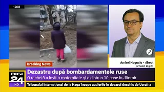 O rachetă lansată de ruși a lovit o maternitate în Jîtomîr. Imaginile dezastrului după atac