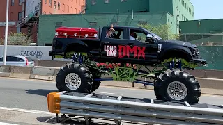 DMX Funeral Procession through The Bronx - Thousands of Bikes!