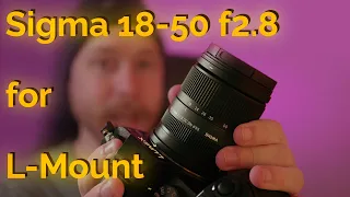 Sigma 18-50mm f2.8 for L-Mount Cameras