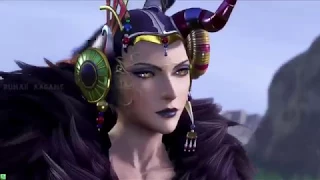 Edea - Dissidia Final Fantasy NT - Ultimecia alternate outfit intro, Summon and Winning