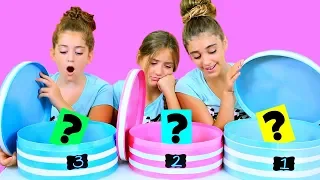 Mystery Box 3 Colors of Glue Slime Challenge!
