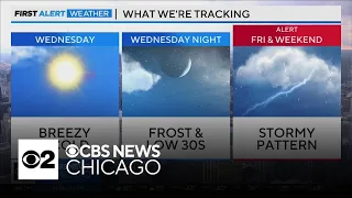 Storms Tuesday night, breezy and cold Wednesday