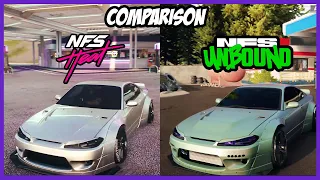Need For Speed Heat vs Unbound Side By Side Comparison
