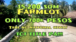 V#856 | Farmlot Only 700k tabi na National Hiway TCT TITLE pa!! | Quezon