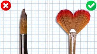 Técnicas de Pintura Fáciles y Trucos de Dibujo para Principiantes 🎨🖌