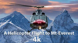A Helicopter Flight to Mount Everest, EBC+ World’s Most Dangerous Airport - Lukla
