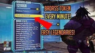 Borderlands 2 GUIDE - EASIEST WAY TO EARN BADASS TOKENS + LEGENDARIES AT THE SAME TIME!