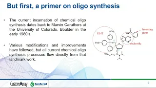 2018 -12 13 Webinar: Oligo pools  design, synthesis, and research applications