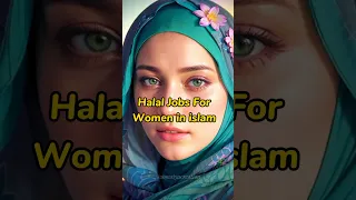Halal Jobs For Women In Islam ✅☪️ #shorts #job #halal #islam #shortsfeed