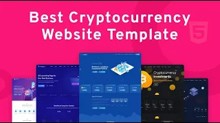 Bitcoin Investment  Cryptocurrency  Website Template & Frontend
