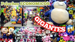 Impresionantes PELUCHES FRIKI 😱 Más económicos PARA VENDER 🤩 Peluches GIGANTES 😱 Pokemon, Animes..