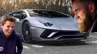 Lamborghini Aventador S gets HATE! *public reactions*