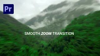 Adobe Premiere Pro CC 2020 Smooth Zoom Blur Transition Effect Tutorial #withme