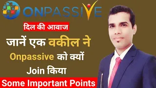 Onpassive Some Motivational Points | Why Should Join Onpassive | Onpassive Update | Onpassive |