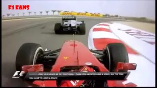 Alonso vs Rosberg Bahrain Gp 2012