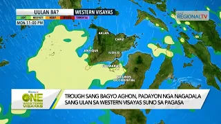 One Western Visayas: Bagyo Aghon, nagahulag na palayo sa pungsod; May pag-ulan sa Western Visayas