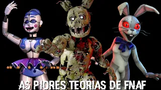 AS PIORES TEORIAS DE FNAF - Coletânea de Teorias