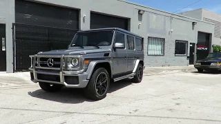 2017 Mercedes-Benz G63 Matte Grey - 5 coats of Ceramic Pro by Advanced Detailing of South Florida