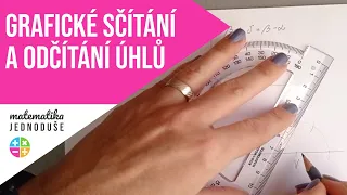 Grafické sčítání a odčítání úhlů