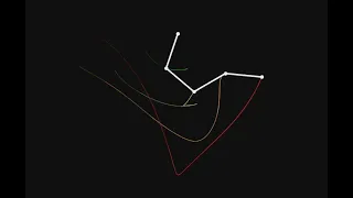 Quadruple Pendulum Simulation -chaotic behavior-