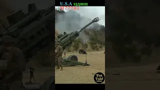 USA vs Russia Field Artillery "M777vs2A65" #shorts
