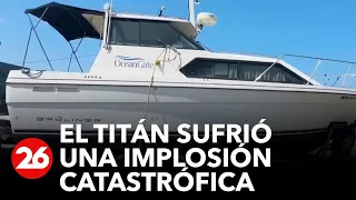 ¿Qué es una implosión catastrófica? La causa que sufrió el submarino Titán cerca del Titanic