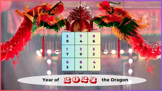 2024 Feng Shui simplified, and lucky dates to set up new Feng Shui for Dragon year