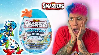 Abro HUEVO GIGANTE con SORPRESAS 🎁 Smasher Dino Ice Age 🦕 - Ali Izquierdo