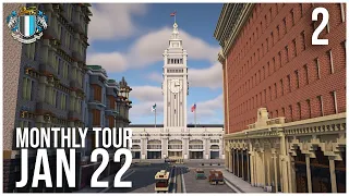 New Ferry Port & More - Minecraft World Tour (Jan 2022)